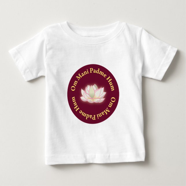 T-shirt Pour Bébé Om Mani Padme Hum (Devant)