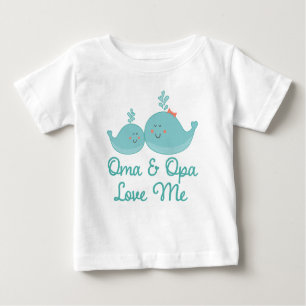 T-shirt Pour Bébé Oma et Opa Love Me Don