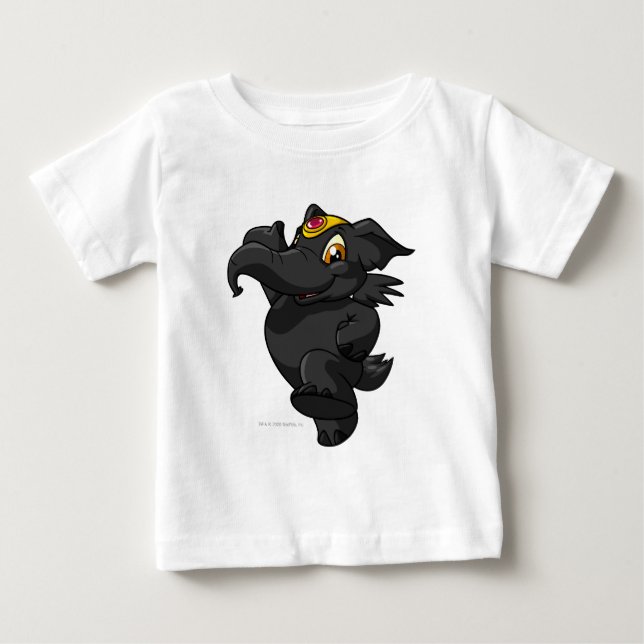 T-shirt Pour Bébé Ombre de l'éléphante (Devant)