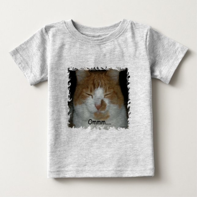 T-shirt Pour Bébé Ommm… Kitty (Devant)