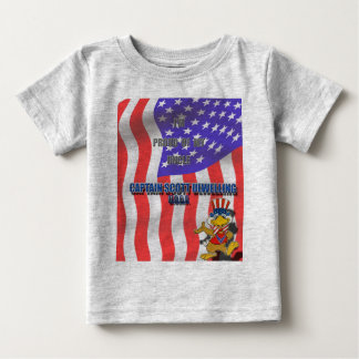 T-shirt Pour Bébé Oncle capitaine Scott T