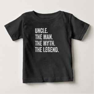 T-shirt Pour Bébé Oncle L'Homme Le Mythe La Légende Drôle