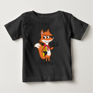 T-shirt Pour Bébé Ondulation de Fox de Rick   Scarlett de garde