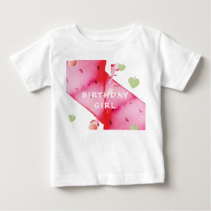T-shirt Pour Bébé One In a Melon mignonne Birthday Girl