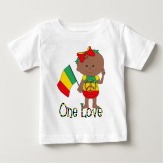 T-shirt Pour Bébé One Love Rasta Baby African American