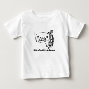 T-shirt Pour Bébé One-of-a-Kind-a-Saurus Chemise de dinosaure dess