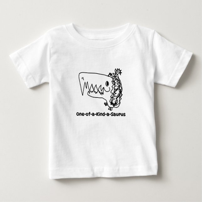 T-shirt Pour Bébé One-of-a-Kind-a-Saurus | Chemise de dinosaure dess (Devant)