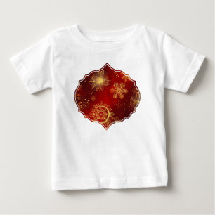 T-shirt Pour Bébé Opulence de Noël : fils d'or de Christmas