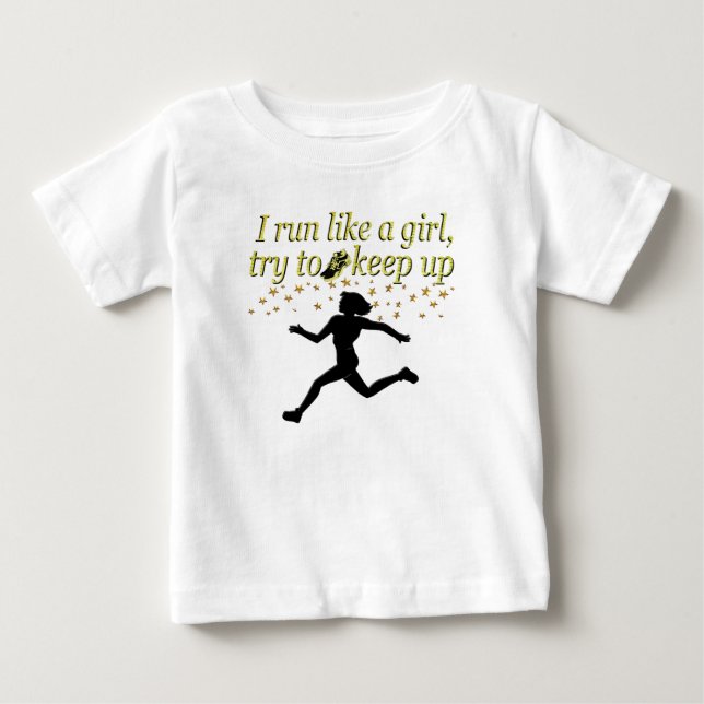 T-SHIRT POUR BÉBÉ OR ÉCLATANT COMME UN CHAMPION CONCEPTION POUR L'AT (Devant)