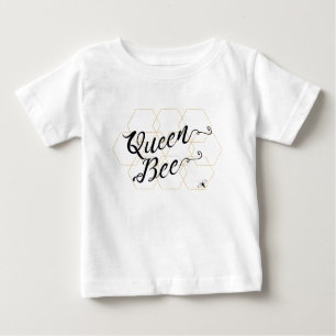 T-shirt Pour Bébé Or Hexies de "reine des abeilles" et abeille