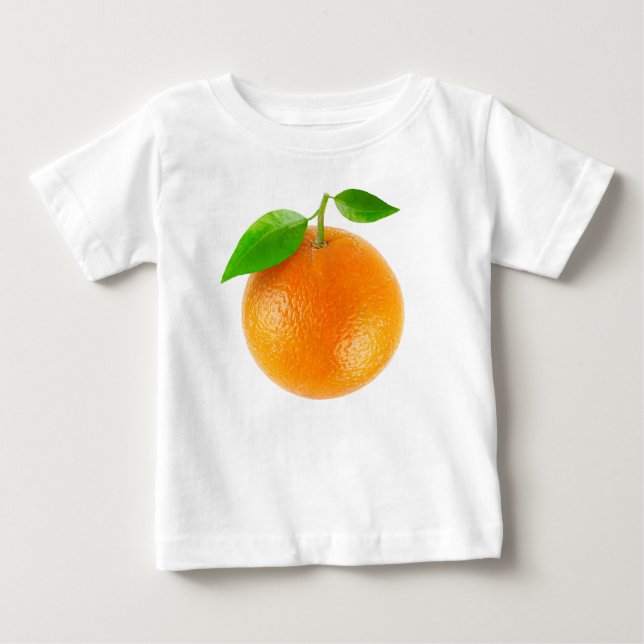 T-shirt Pour Bébé Orange (Devant)