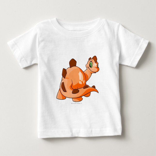 T-shirt Pour Bébé Orange de Chomby (Devant)