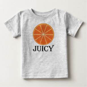 T-shirt Pour Bébé Orange juteux - T-shirt Bébé Jersey fin