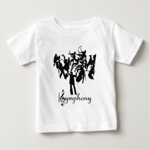 T-shirt Pour Bébé Orchestre SYMPHONIQUE dans un design stylisé