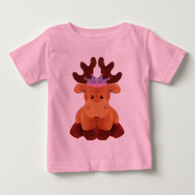 T-shirt Pour Bébé orignal princesse (Devant)
