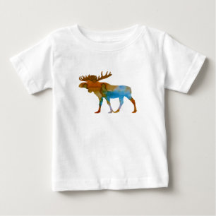 T-shirt Pour Bébé Orignaux
