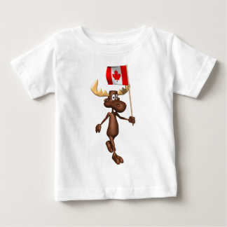 T-shirt Pour Bébé Orignaux Canada