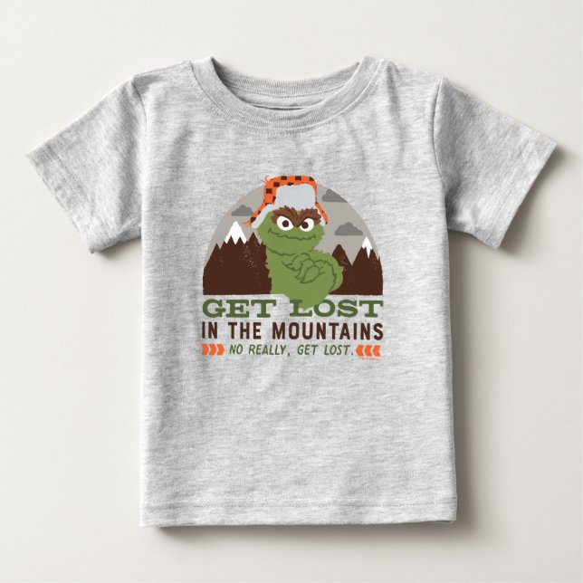 T-shirt Pour Bébé Oscar le Grincheux | Les Grands Espaces (Devant)