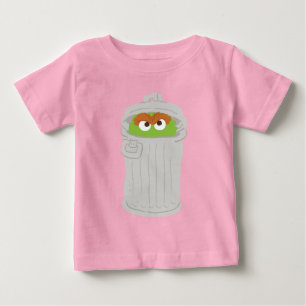 T-shirt Pour Bébé Oscar le Groupement et sa poubelle