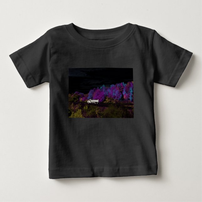 T-shirt Pour Bébé oscar quitte la fête (Devant)