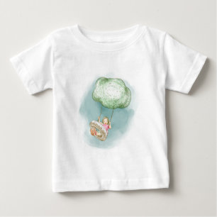 T-shirt Pour Bébé Oscillation des nuages