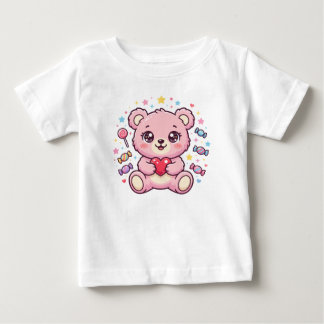 T-shirt Pour Bébé Osito Kawaii Cariñosito