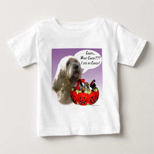 T-shirt Pour Bébé Otterhound Halloween Candy (Devant)