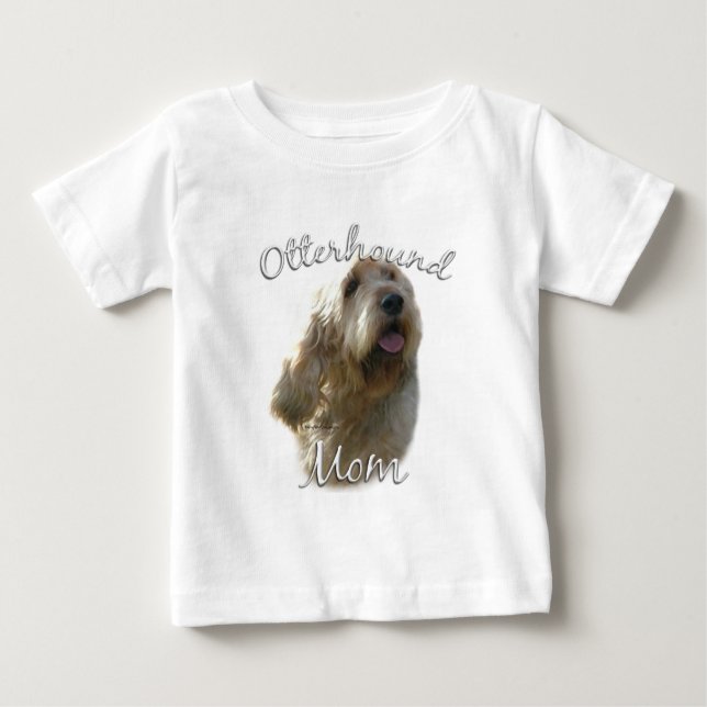 T-shirt Pour Bébé Otterhound Maman 2 (Devant)