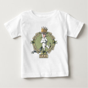 T-shirt Pour Bébé Où sont les choses sauvages   Insigne max.