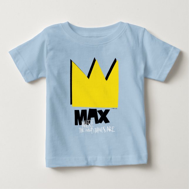 T-shirt Pour Bébé Où sont les choses sauvages | Max. & Couronne (Devant)