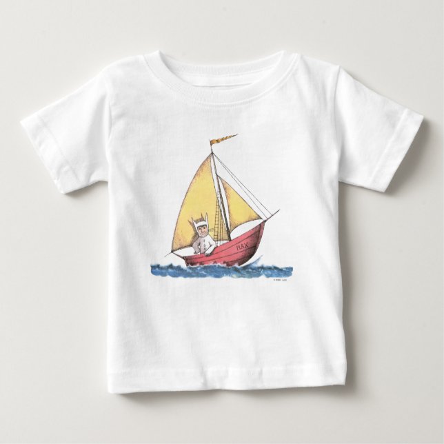 T-shirt Pour Bébé Où sont les choses sauvages | Max Voile (Devant)