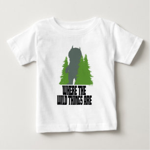 T-shirt Pour Bébé Où sont les choses sauvages Nature sauvage et ar