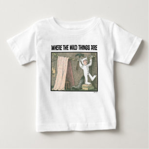 T-shirt Pour Bébé Où Sont Les Choses Sauvages   Scène 1