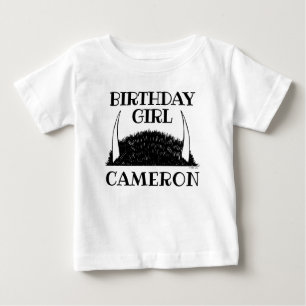 T-shirt Pour Bébé Où sont les monstres   Fille d'anniversaire