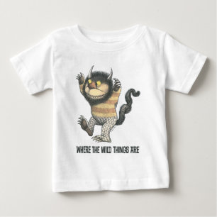 T-shirt Pour Bébé Où sont les monstres   Monstre