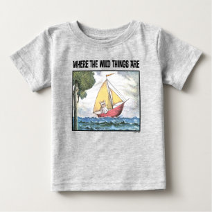 T-shirt Pour Bébé Où sont les monstres   Scène 5