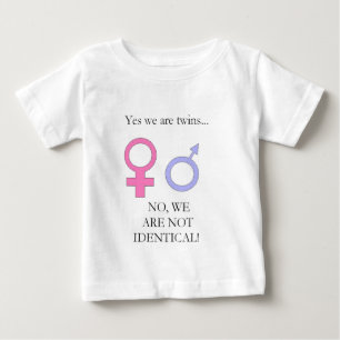 T-shirt Pour Bébé Oui nous sommes des jumeaux
