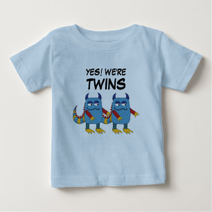 T-shirt Pour Bébé Oui ! Nous sommes des jumeaux