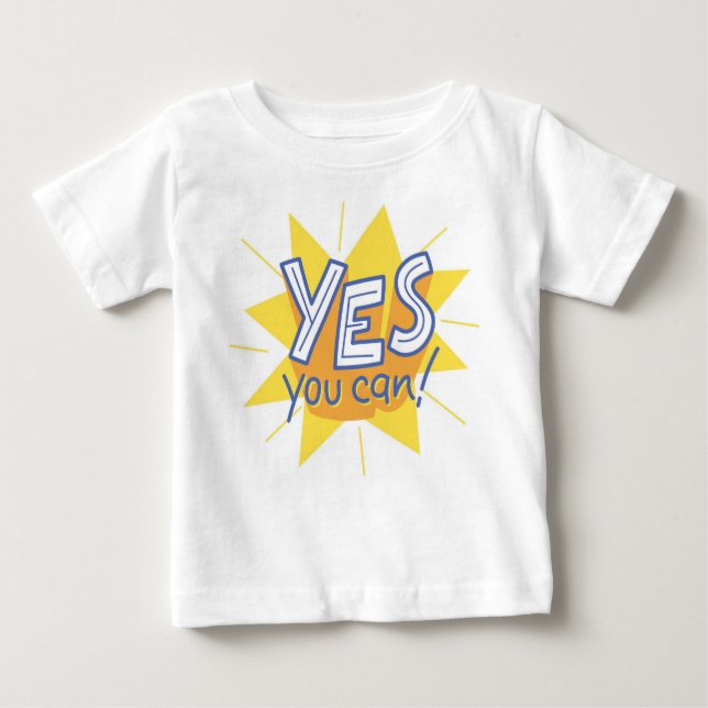 T-shirt Pour Bébé Oui Vous Pouvez : Little Dreamer Edition (Devant)