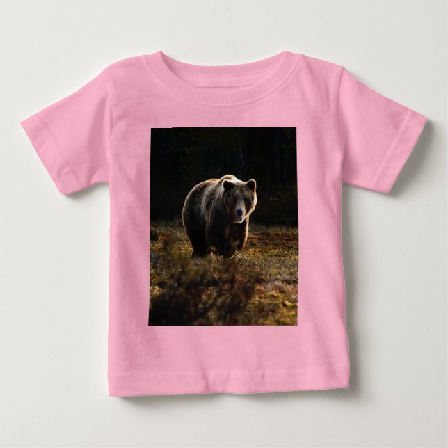 T-shirt Pour Bébé Ours (Devant)