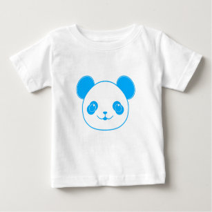 T-shirt Pour Bébé Ours bleu Kawaii Panda