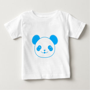 T-shirt Pour Bébé Ours bleu Kawaii Panda