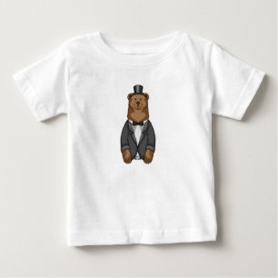T-shirt Pour Bébé Ours comme marié avec veste