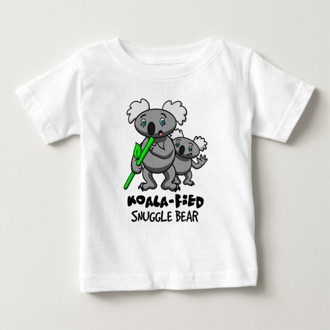 T-shirt Pour Bébé Ours de câlin de Koala-fied (Devant)