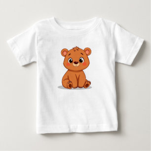 T-shirt Pour Bébé Ours de dessin animé mignon