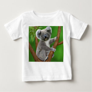 T-shirt Pour Bébé Ours de koala aux yeux bleus de bébé