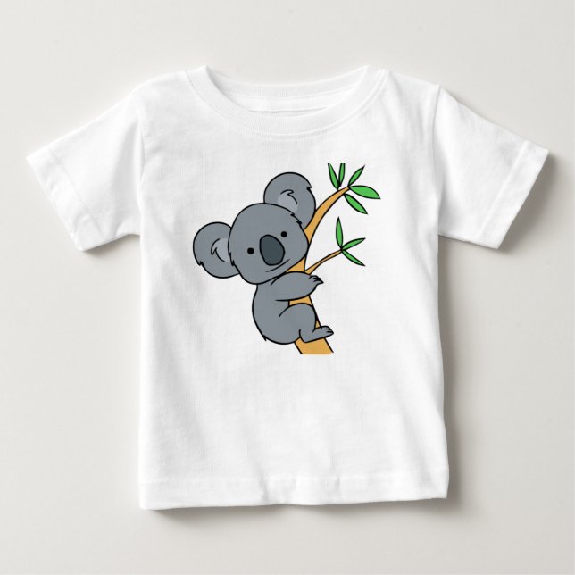 T-shirt Pour Bébé Ours de koala mignon (Devant)