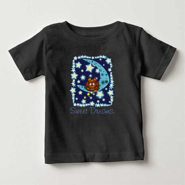 T-shirt Pour Bébé Ours de lune (Devant)