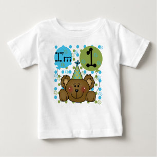 T-shirt Pour Bébé Ours de nounours je suis de l'un premier