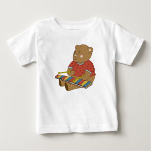 T-shirt Pour Bébé Ours de xylophone